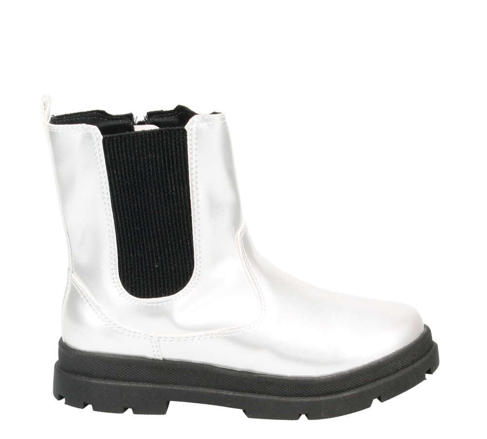 Bota JOLE estilo chelsea Prata
