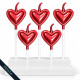 Vela Corazon x5 Und Rojo