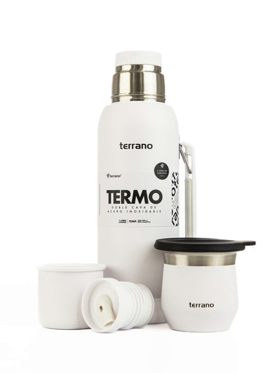 Kit Termo 1 Lt Base De Silicona + Mate Flap - Blanco 
