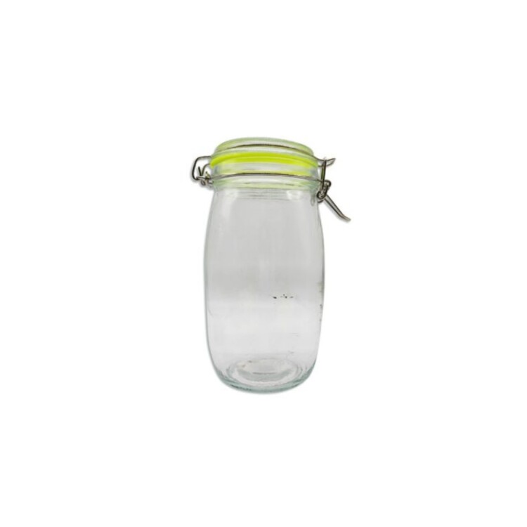 FRASCO DE VIDRIO HERMETICO 2500ML Sin color