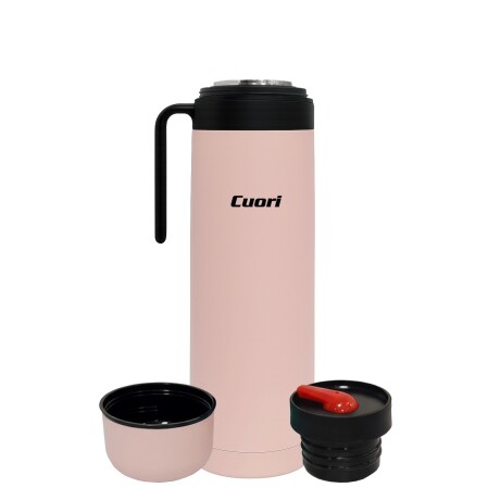 TERMO COURI RECUBIERTO 1 LITRO COLOR ROSA 001