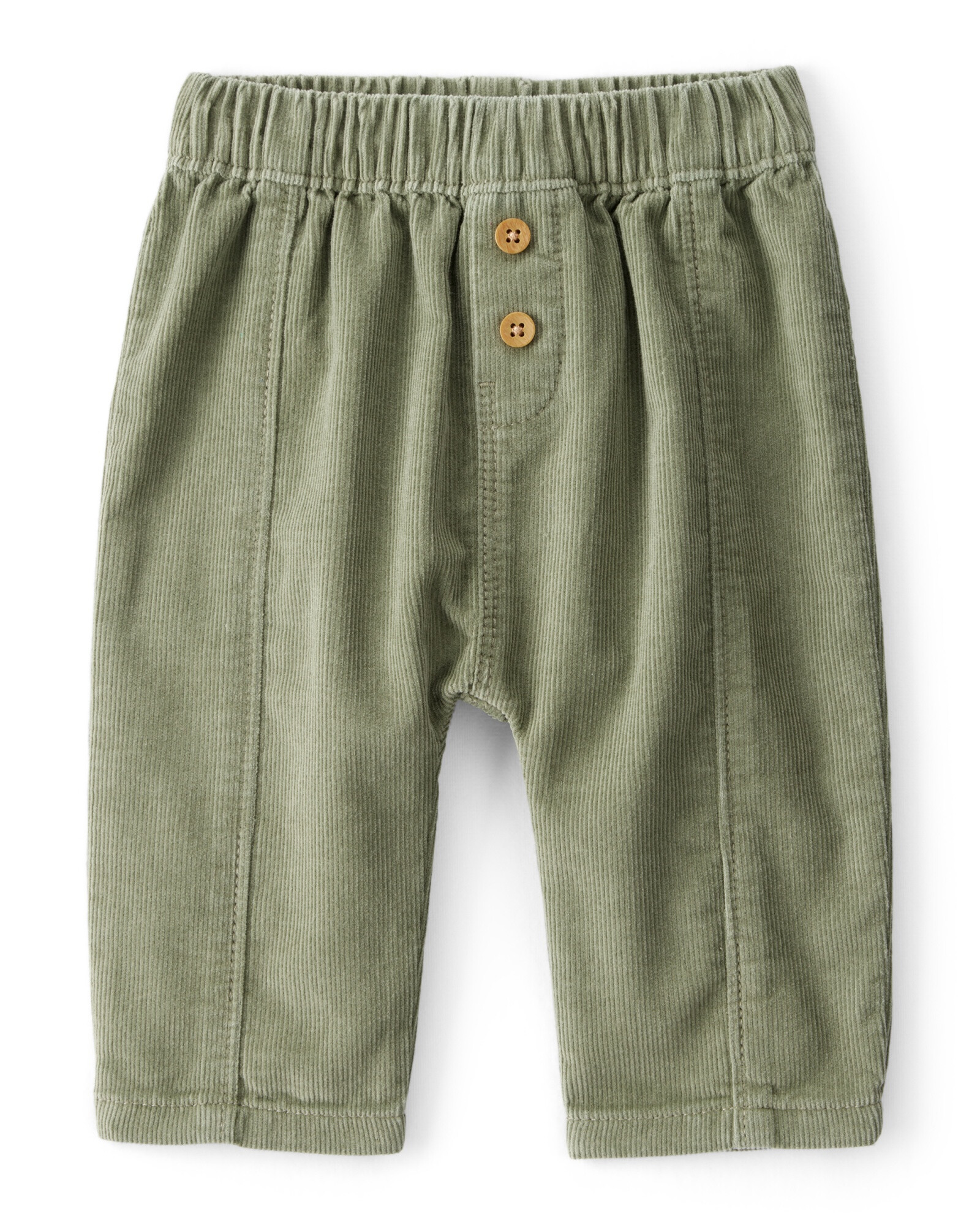 Pantalón de pana, verde Sin color