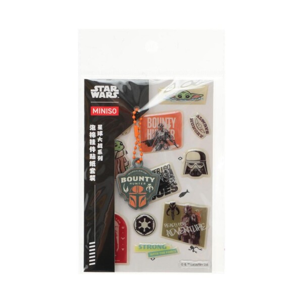Stickers epoxy + colgante Star Wars diseño 2