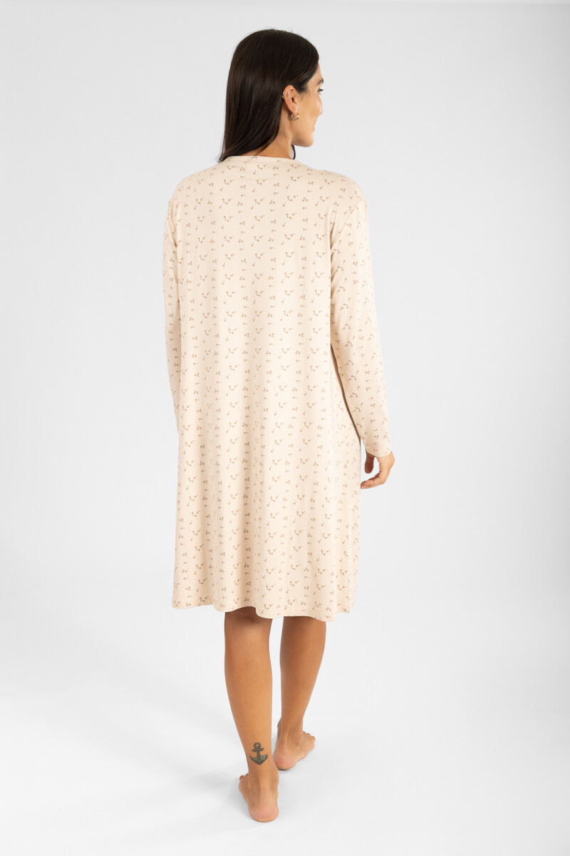 Camison kayla peach flores Flores