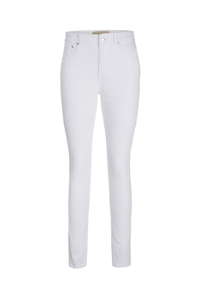Jeans Vienna Tiro Alto Skinny Fit - White Denim 