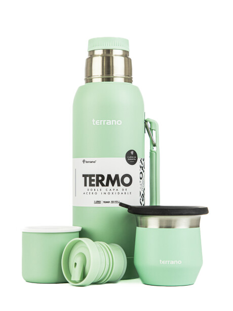 Kit Termo 1 LT Base de Silicona + Mate flap Verde Agua