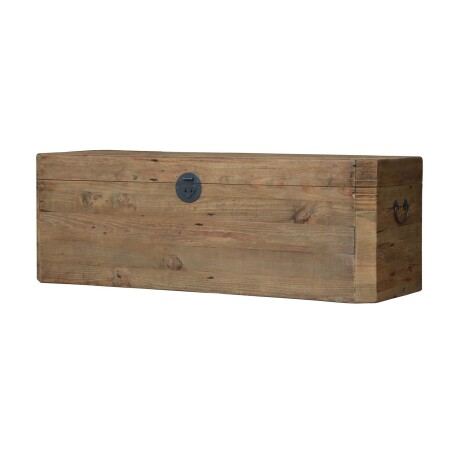 PIE DE CAMA BAÚL PINO-RECICLADO NATURAL-BEIGE COUNTRY