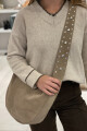 Cartera kika Beige gamuza