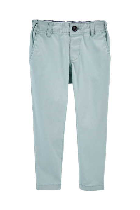 Pantalón de sarga elastizada Sin color