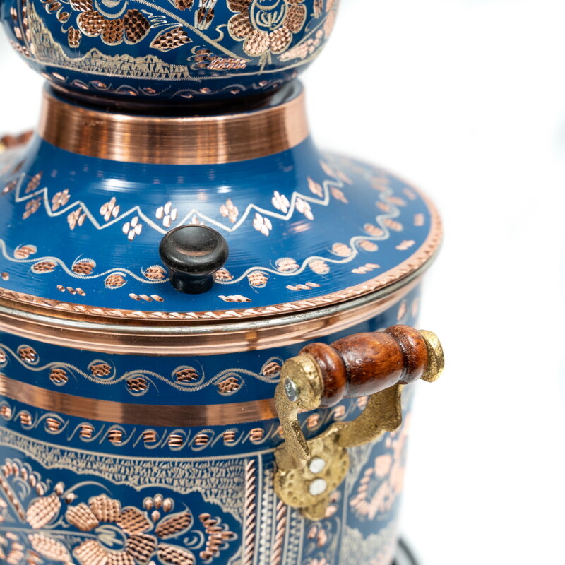 Samovar labrado azul Azul