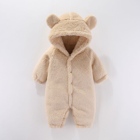 Body Oso Para Bebé Talle 9 Meses Polar Crema