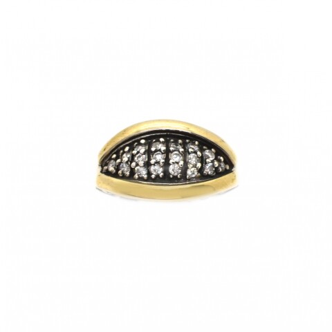 Anillo en Oro y Plata 925 con Zirconias Anillo en Oro y Plata 925 con Zirconias