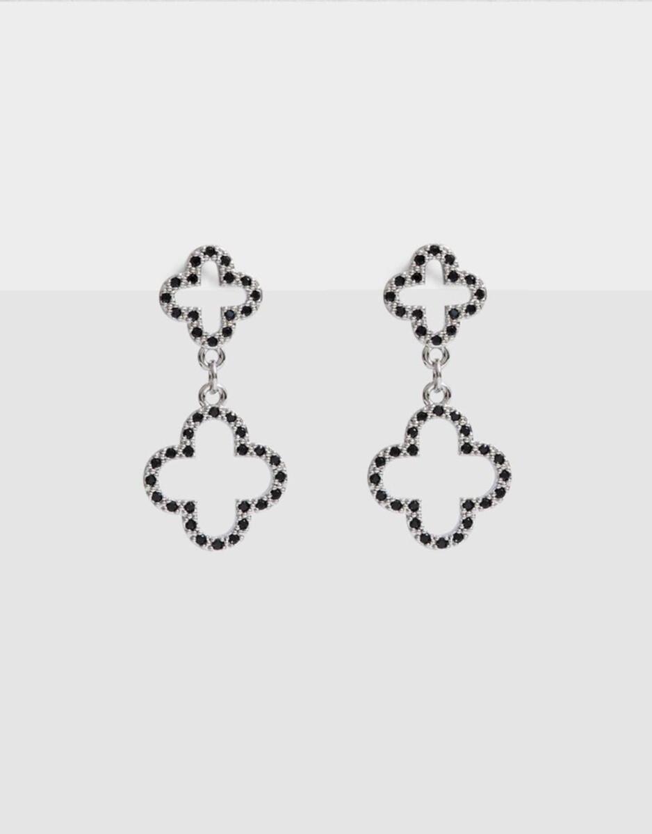 Aros Colgantes Cortos De Acero Quirúrgico - Plateado 