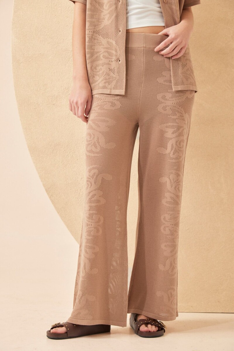 PANTALON PALM - TOSTADO 