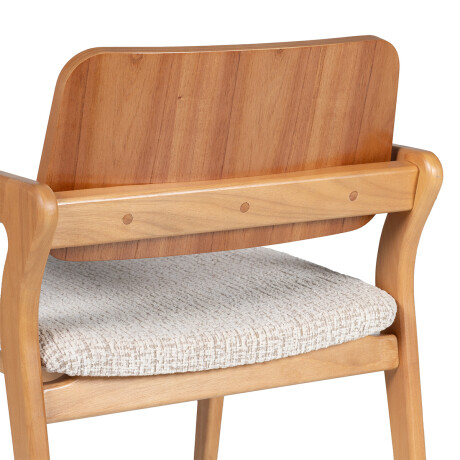 Silla con brazo Lucy - Tela Rústica 7G