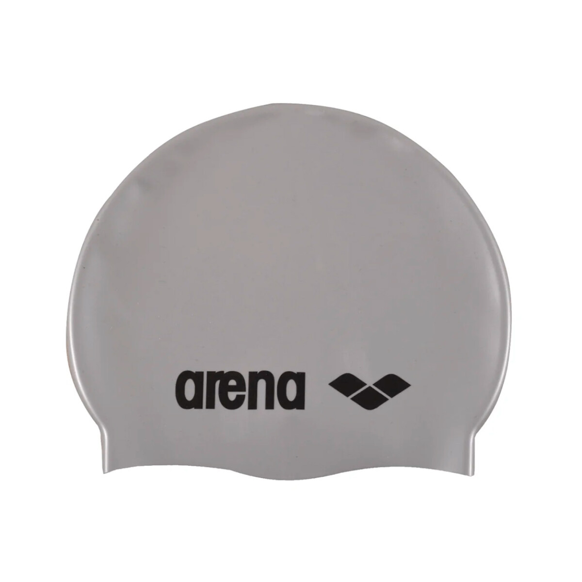 Arena Classic Silicone Gorra Natación Grey - Gris-Negro 