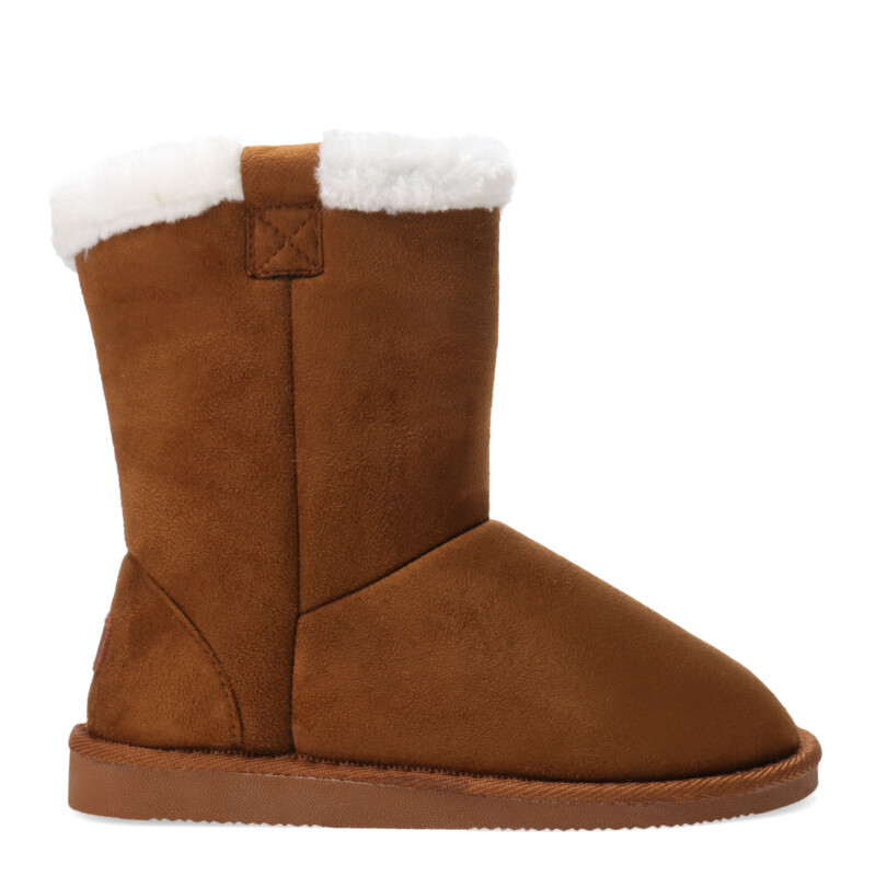 Bota de Mujer Miss Carol YORK con simil piel Marrón Camel Oscuro