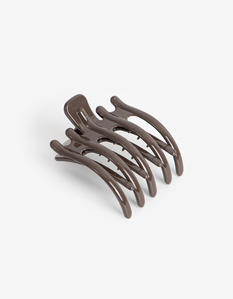 Broche Acrilico Broche Peineta Acrílico - Marron Chocolate