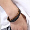 Pulsera de cuero negra Pulsera De Cuero Negra