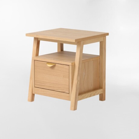 MESA DE NOCHE LATTE ROBLE CLARO - UNICO
