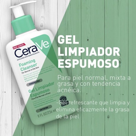 Pack Cerave Gel Limpiador Espumoso 236 Ml + Oil Control 52 Ml Pack Cerave Gel Limpiador Espumoso 236 Ml + Oil Control 52 Ml