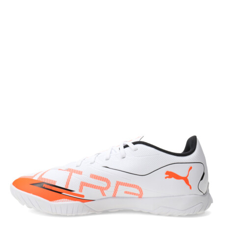 Championes de Hombre Puma Fútbol 5 Ultra 5 Play TT Blanco - Anaranjado - Negro