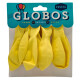 Globos X10 Tamaño R12 Amarillo Pastel