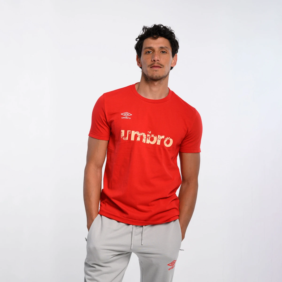 Remera Double Logo Umbro Hombre - 4c9 