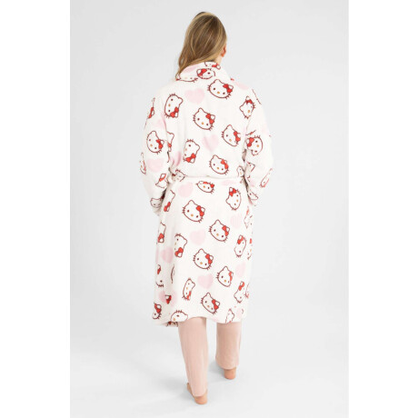 Bata hello kitty coral fleece Rosado