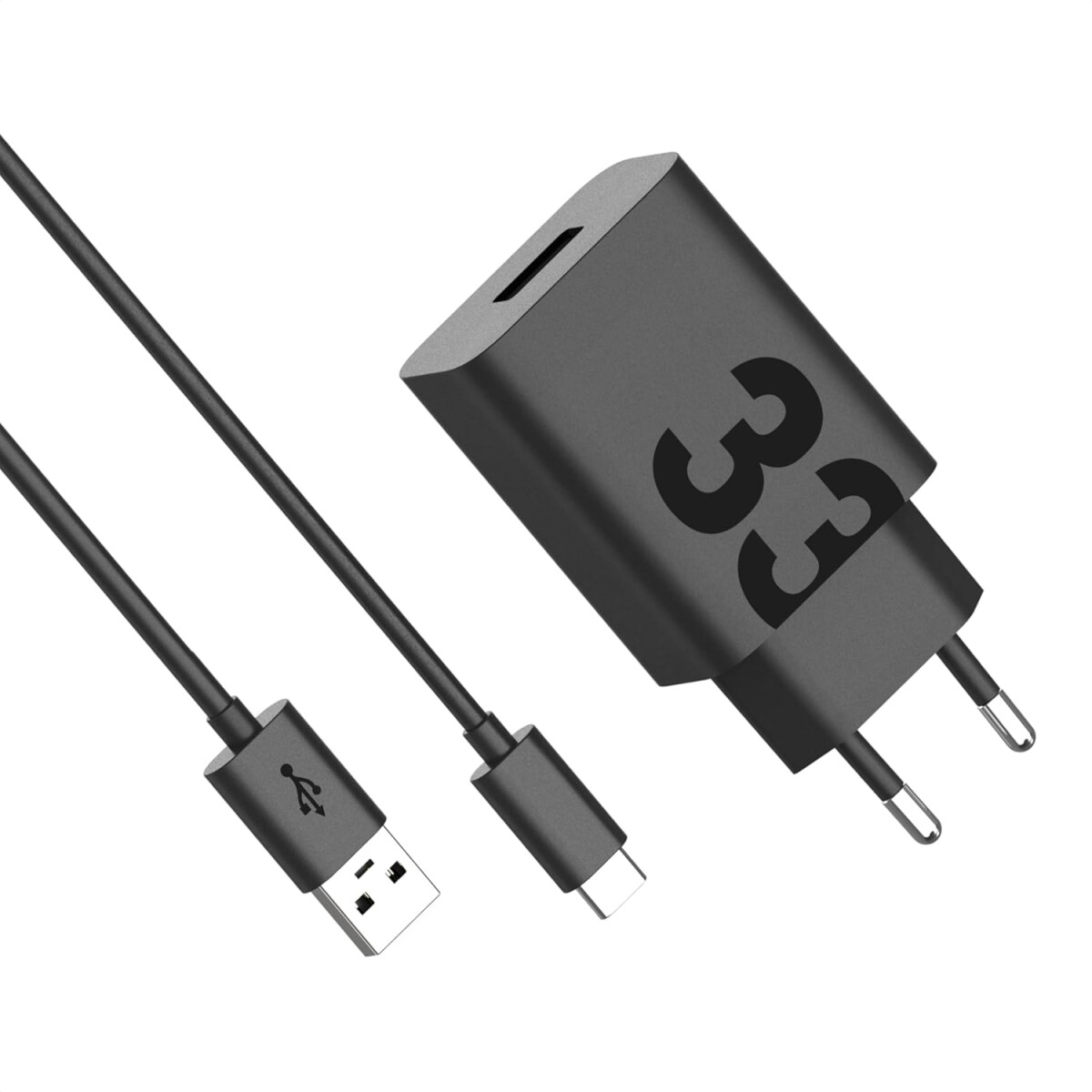 Caragdor De Pared Motorola Usb-a 33w - CARGADOR MOTOROLA 33W USB A + CABLE C 