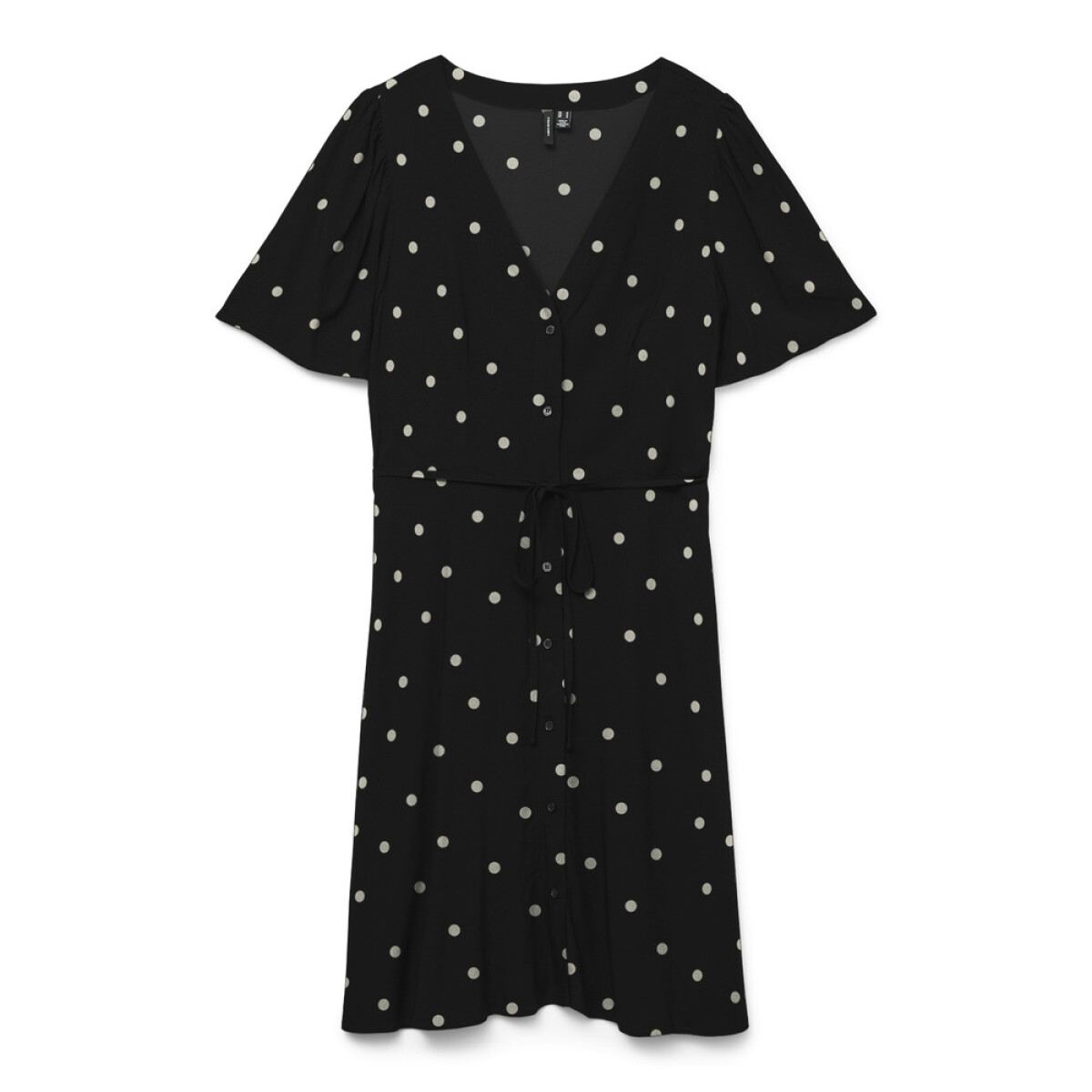 VMALBA SS SHORT DRESS WVN NOOS - BLACK 