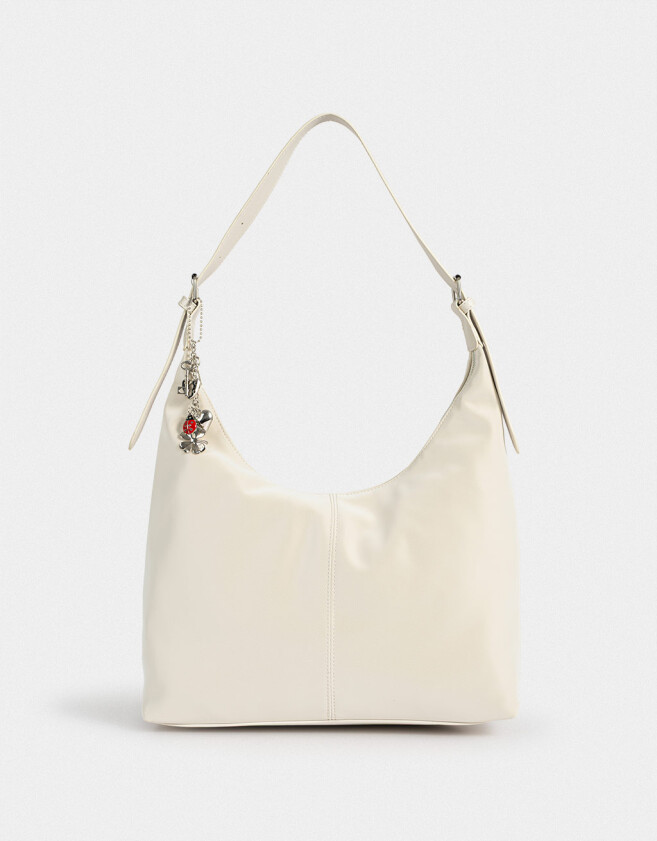 Saca Cartera Saca Con Charm - Blanco Crudo