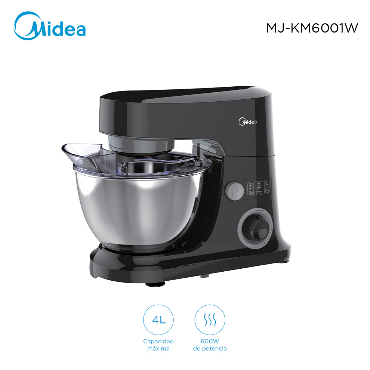 Batidora Planetaria Midea MJ-KM6001W Bowl de 4L 
