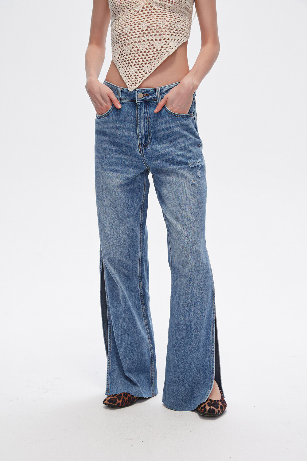 Pantalon Caspia Celeste