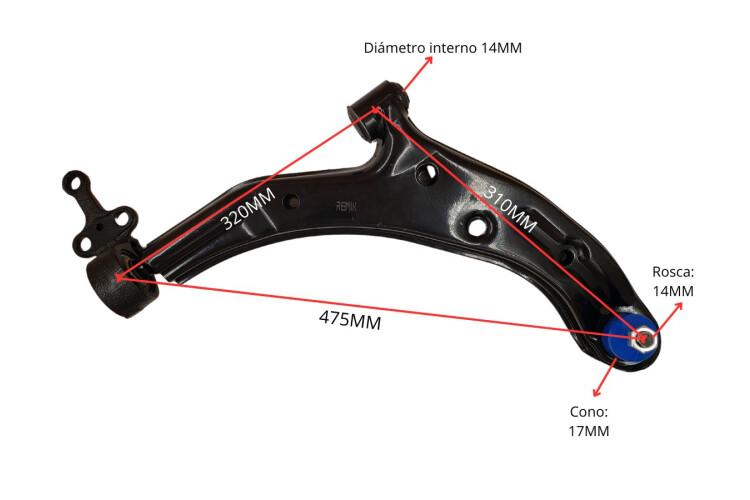 Parilla De Suspension Delantera Nissan Sentra B15 01-06 Der Parilla De Suspension Delantera Nissan Sentra B15 01-06 Der