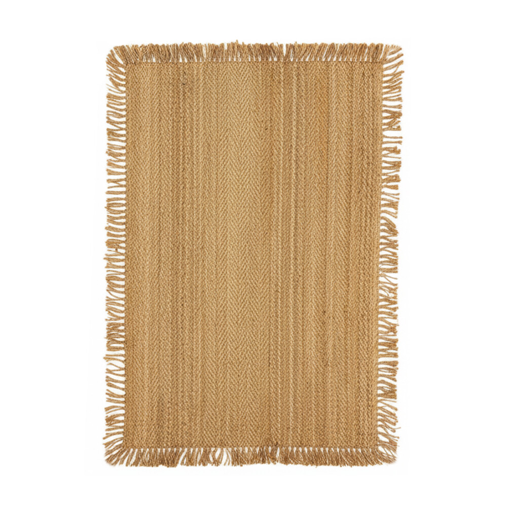 Alfombra Yute Flecos | Herringbone - 160x230 cm Alfombra Yute Flecos | Herringbone - 160x230 cm