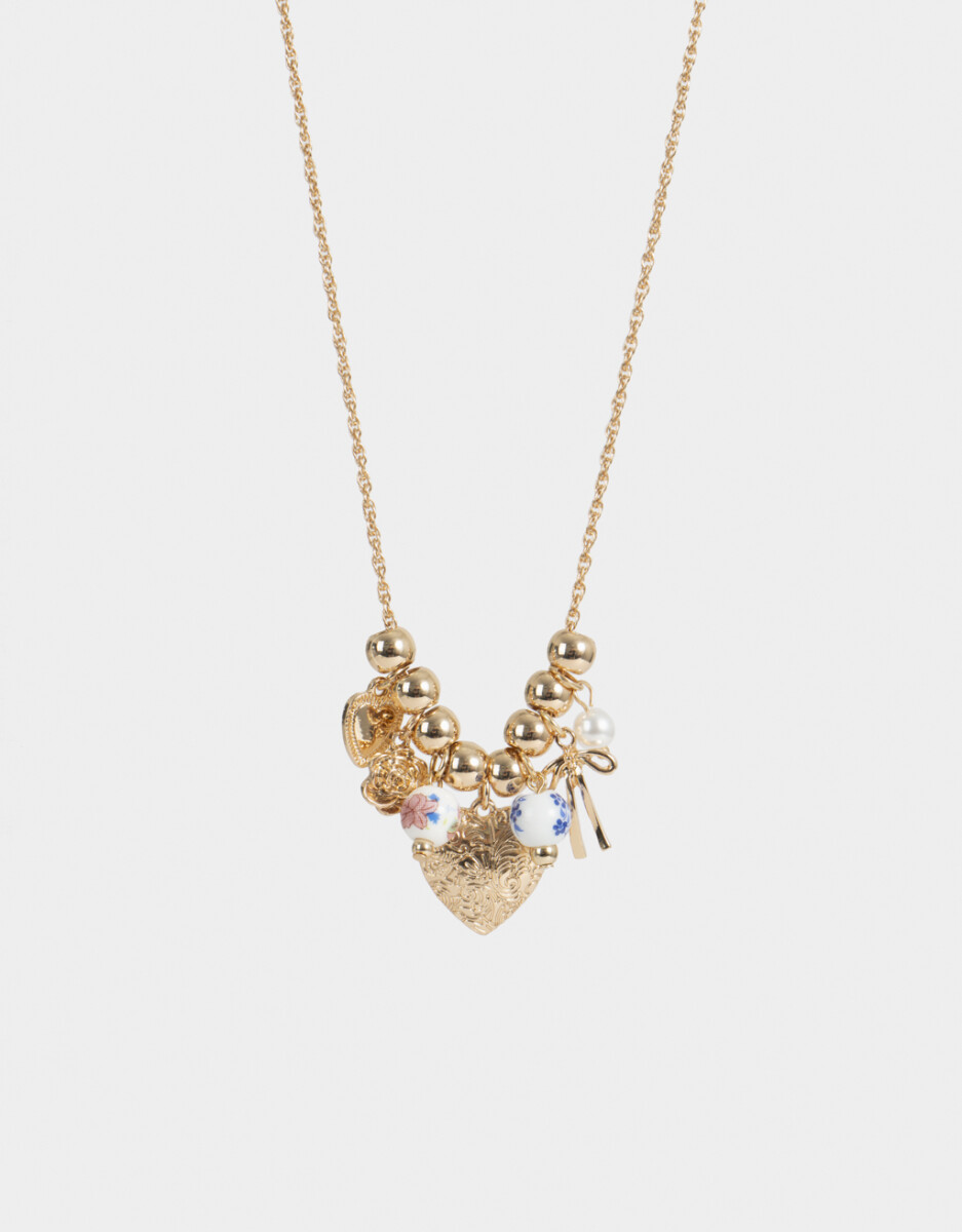 Collar Corto Multi Dijes 