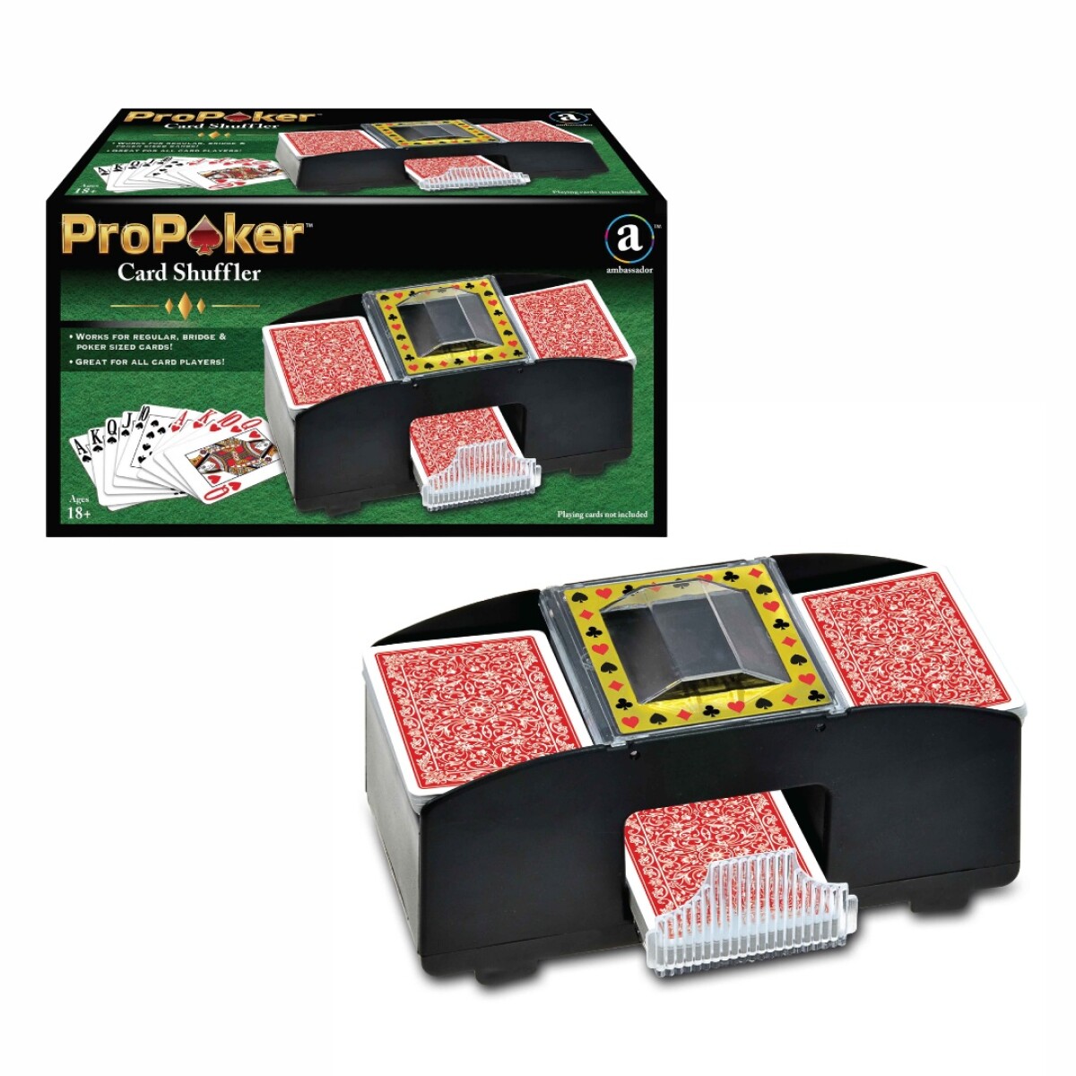 Barajador De Cartas Eléctrico 51500 Hasta 2 Mazos - GRIS 