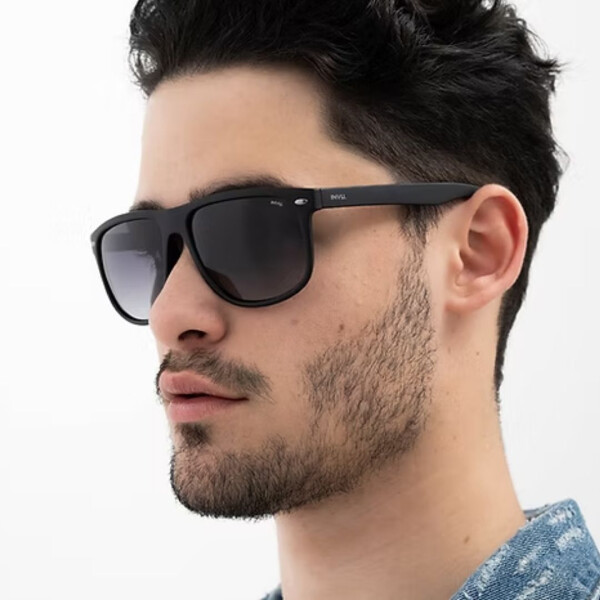 INVU IB22445D Matt Black Polarized Invu Ib22445d Matt Black Polarized