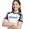 Remera Adidas 3S SL TEE Niños KE2945 Blanco-negro