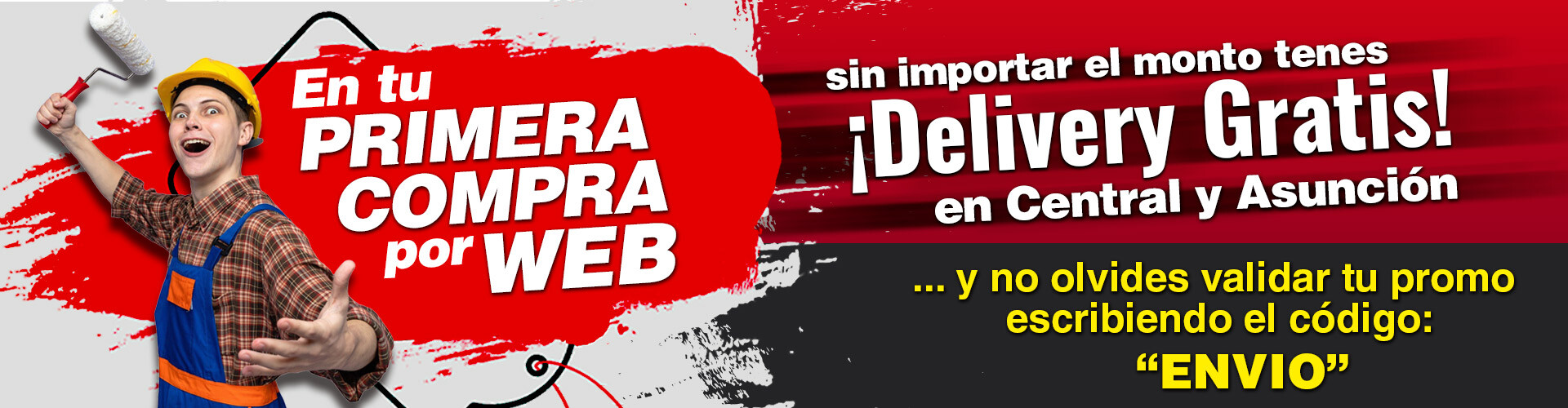 Envío gratis por tu primera compra por web