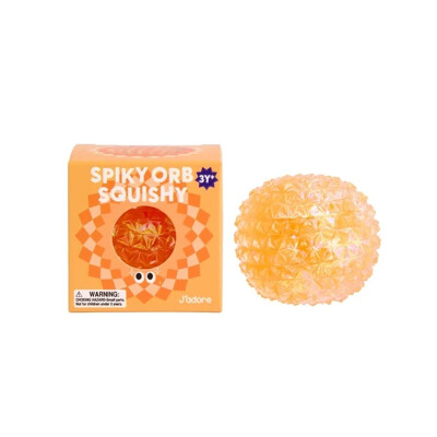 Squishy Bola Spiky Orb Diamond Jadore Naranja
