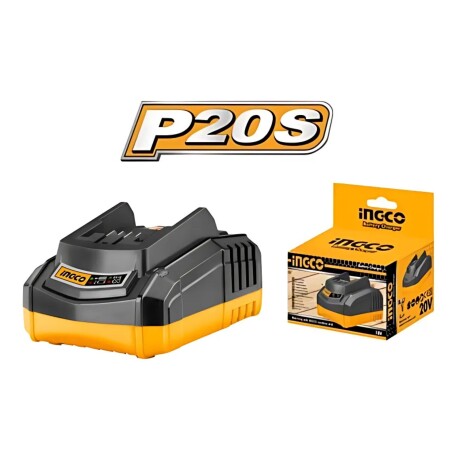 Cargador para baterías de litio Ingco P20S 20v 2.0ah múltiples herramientas Cargador para baterías de litio Ingco P20S 20v 2.0ah múltiples herramientas