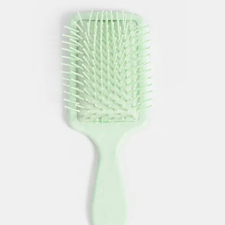 Cepillo para cabello Cuadrado verde