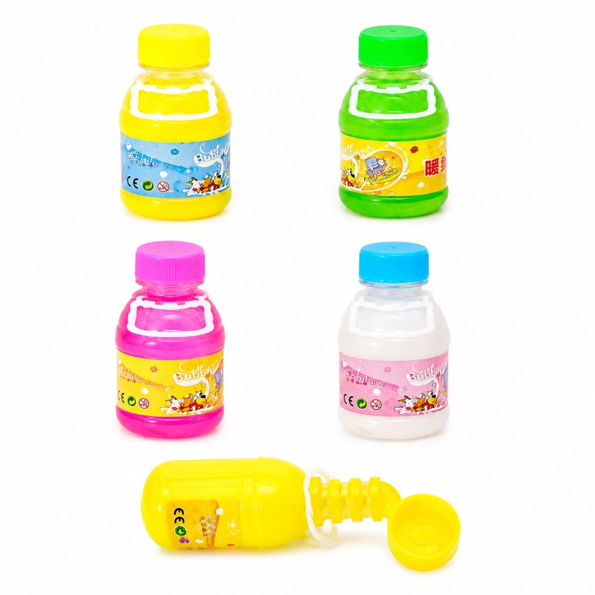 Juguete Slime en Pote con Forma de Botella Varios Colores 