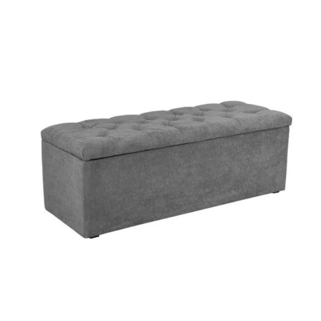 Baul Cairo 160 cm Queen Gris