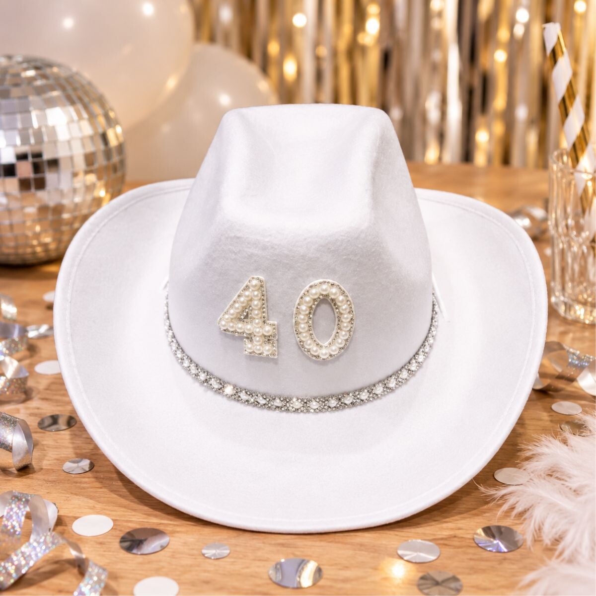 Sombrero Cowboy - N°40 BLANCO 