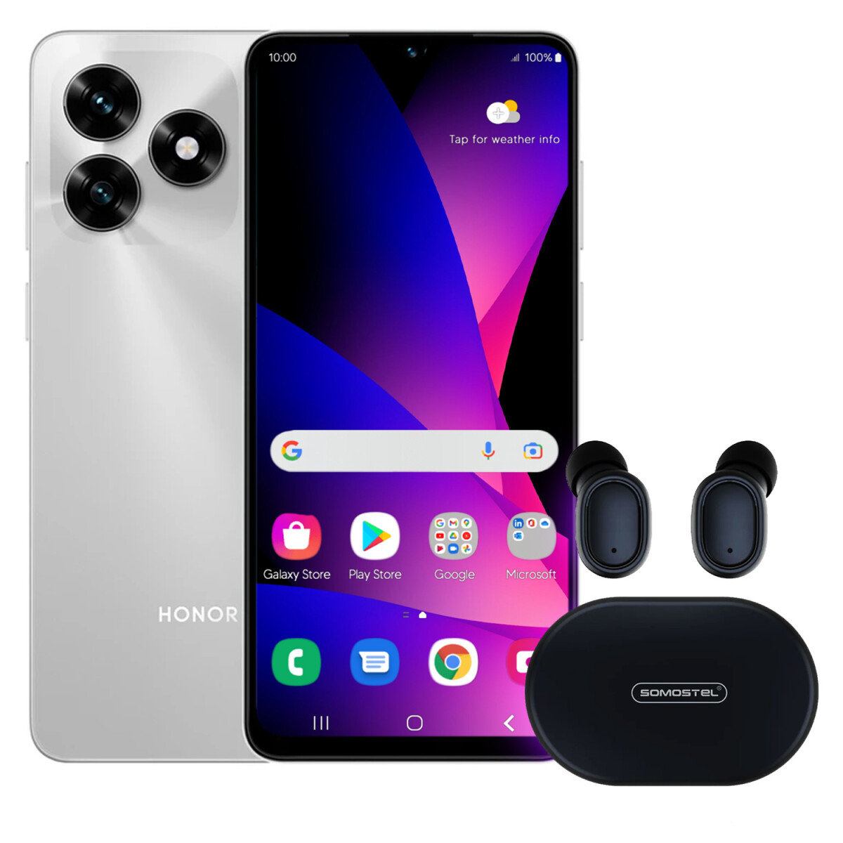 Honor X5c Plus 6gb Ram 256gb + Regalo - PLATEADO 