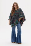 Poncho Fun en lana merino Aurora Twist