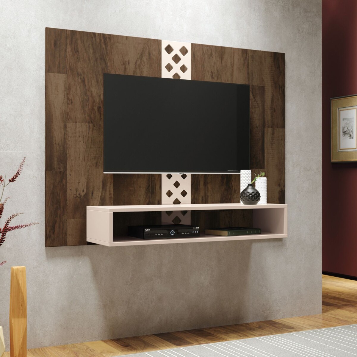 Panel Form 120cm - Deck / Off white 